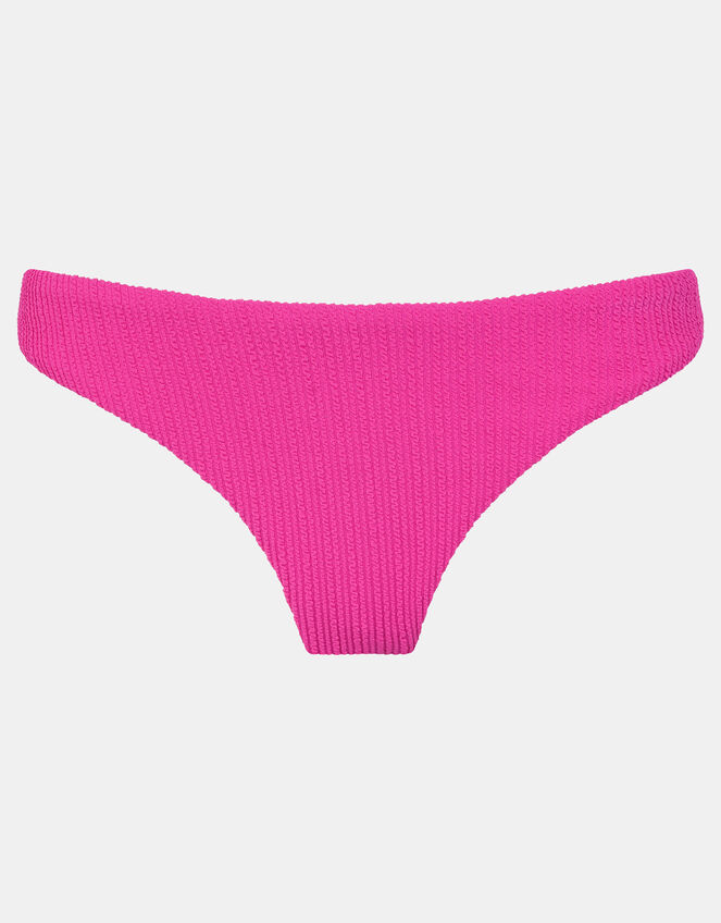 Textured Bikini Bottoms, Pink (PINK), large