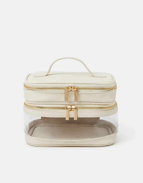 Large Clear Vanity Case, , large